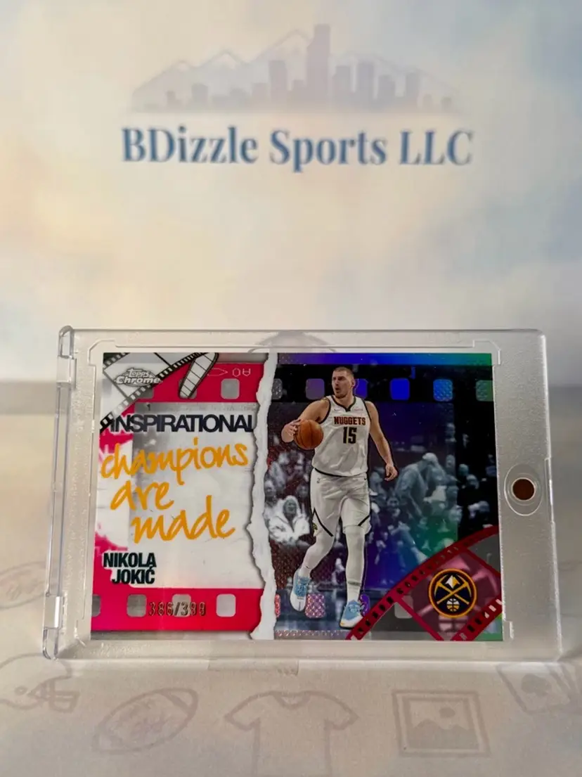 2025-26 Topps Chrome Nikola Jokic Inspirational Magenta Refractor #IP-8 SN399