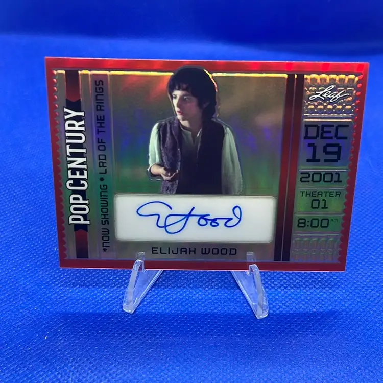 Elijah Wood 2024 Leaf Pop Century Now Showing Auto #2/5 Lord Of The Rings