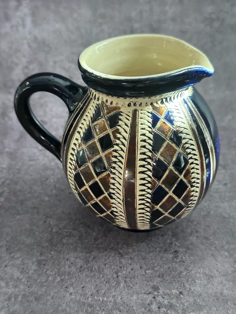 Vintage Hohritt Art Pottery Small Pitcher Or Creamer