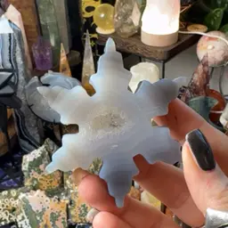 Druzy Agate Snowflake 16c $10 Credit