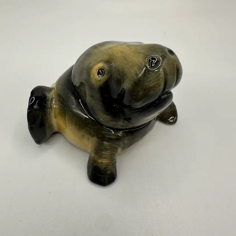 Kevin Francis MONUKE THE MANATEE  Face Pots 2000 Handmade In England