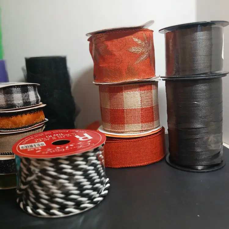 Halloween & Fall Haul - Crafting Supplies - Ribbon & Tule