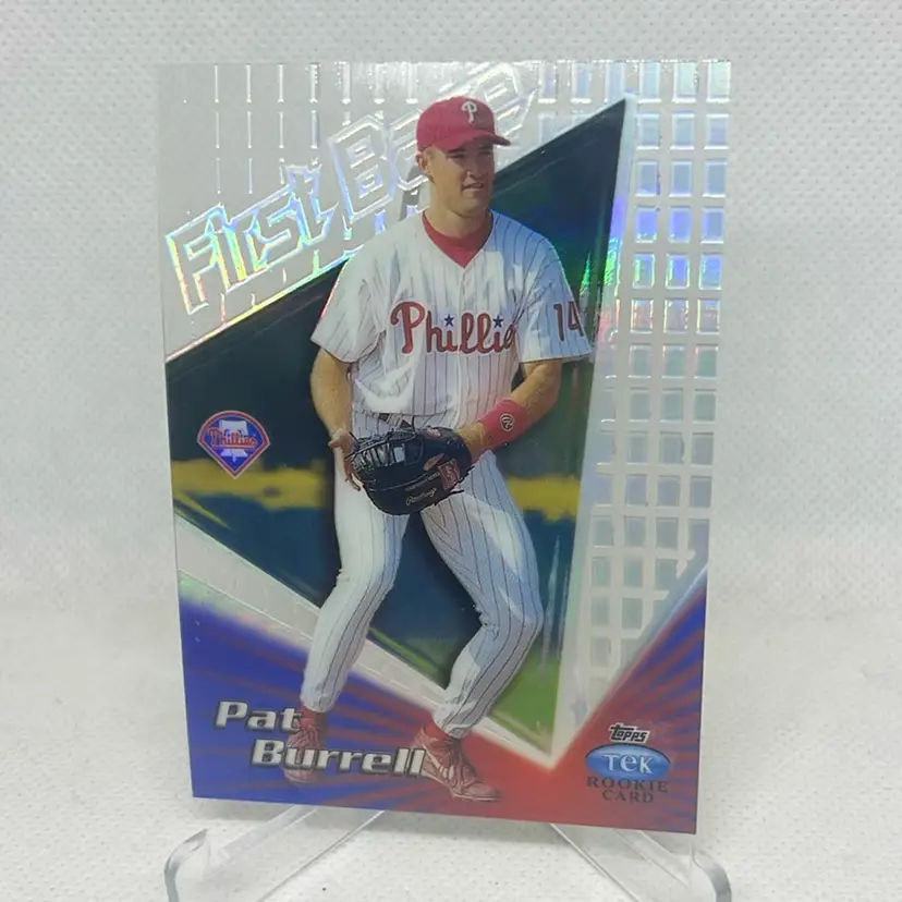 1999 Topps Tek #36a Pat Burrell Philadelphia Phillies pattern 12
