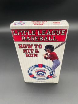 Little League Baseball: How To Hit & Run VHS - Sealed - 1988 Kids Klassics