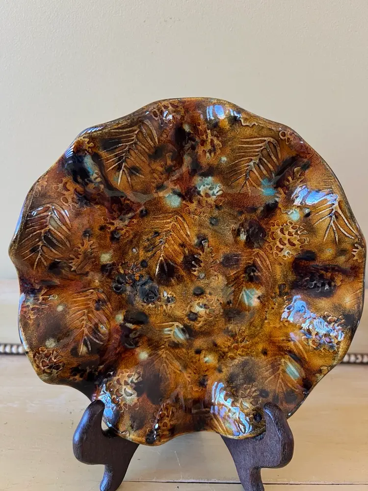 Drip Glaze Trinket Dish