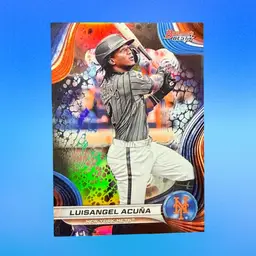 Luisangel Acuna 2024 Bowmans Best Refractor #TP-13 New York Mets + Heritage RC