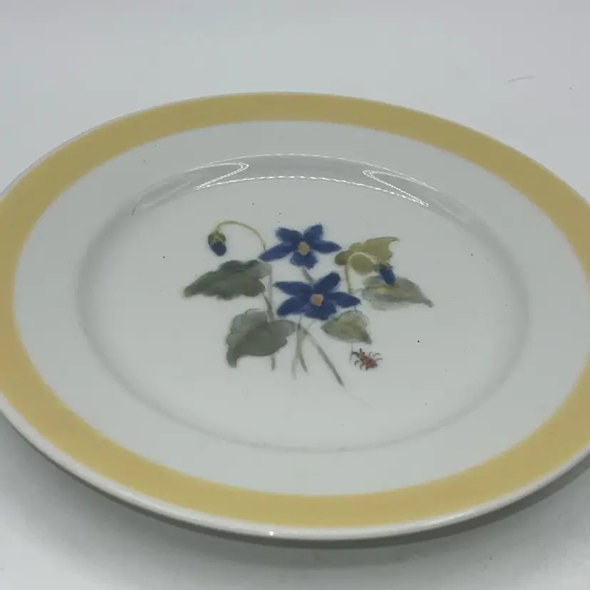 William Sonoma 8 inch plate with flowers