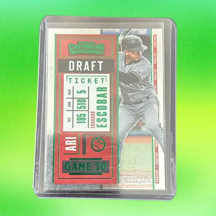 Eduardo Escobar - 2020 Panini Contenders Green /299 - Arizona Diamondbacks