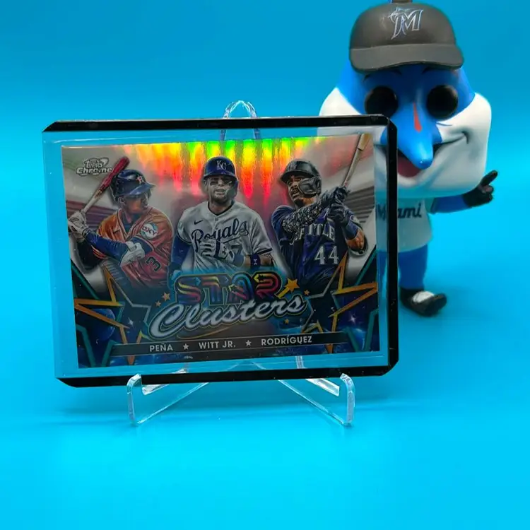 2023 Topps Chrome Cosmic Star Clusters Jeremey Peña/Bobby Witt Jr./Julio Rodriguez