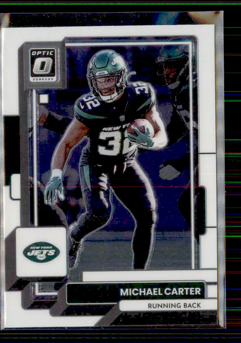 Michael Carter 2022 Donruss Optic #152 - New York Jets - (130-180)