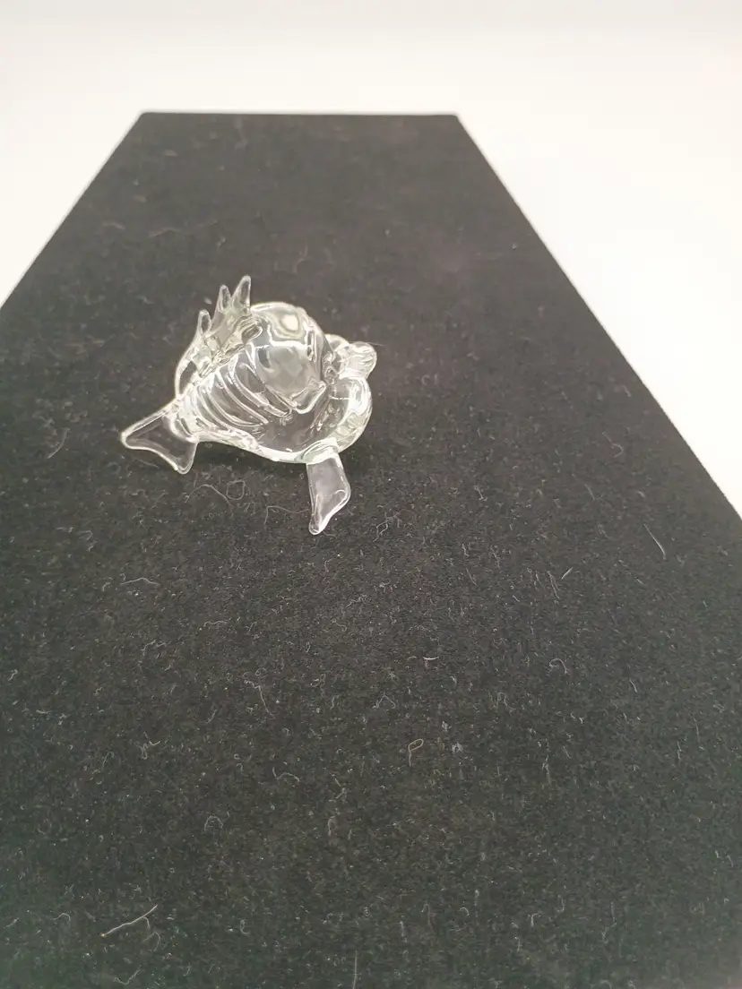 Disney Flounder from The Little Mermaid Hand Blown Art Glass Miniature Figurine