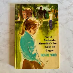 Vintage 1973 “Wild Animals Shouldn't Be Kept In Cages” 1st US Edition Weekly Reader Children’s Book