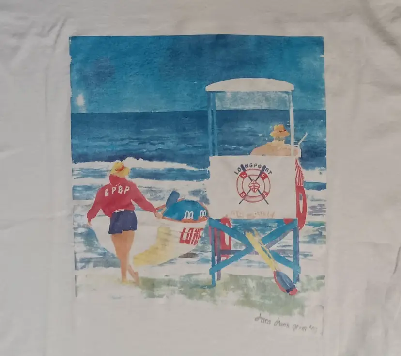 vintage single stitch Long Point Beach t-shirt Martha's Vineyard Souvenir