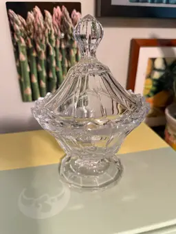 Vintage Crystal Candy Dish