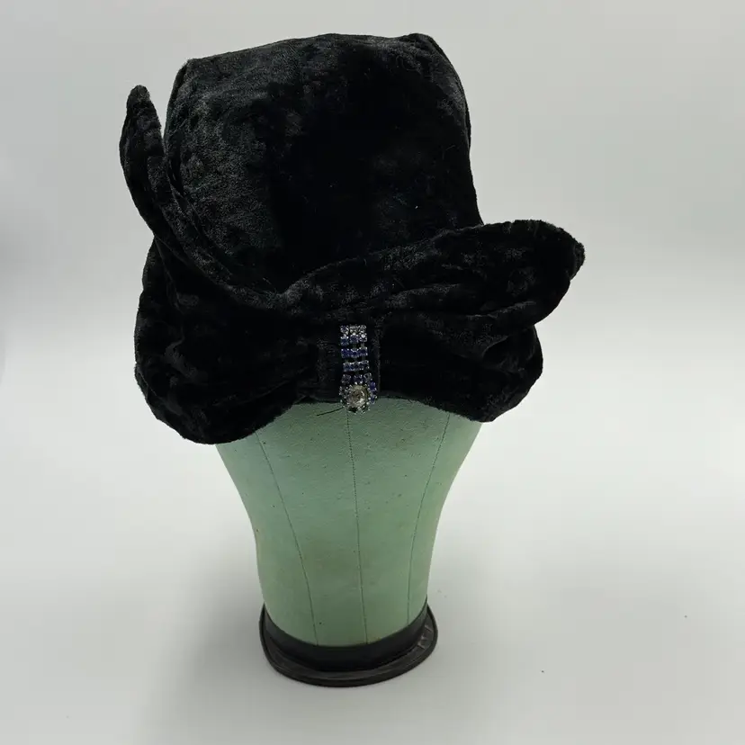 Winter Women Handmade Vintage 50s Style Russian Style Bucket Hat Imitation Fur