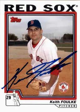 Keith Foulke Signed Boston Red Sox 2004 Topps #629