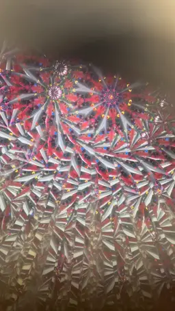 🎁 For The Whimsical One! Beautiful Boxed Vintage Stained Glass Kaleidoscope 11” READ