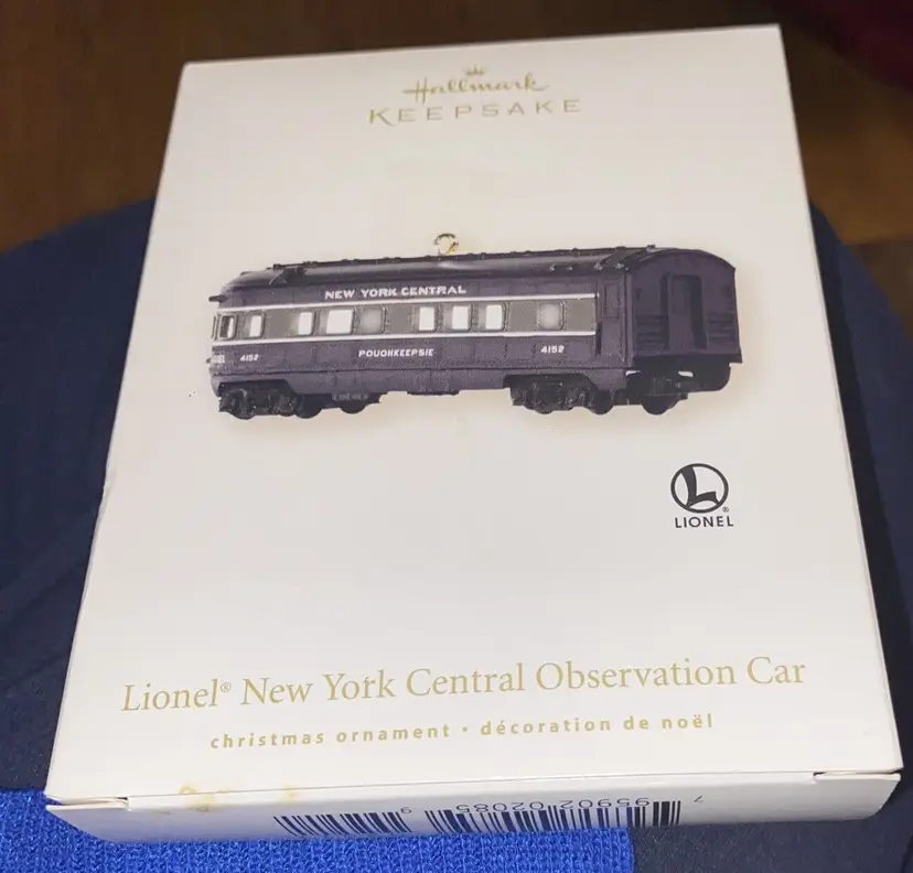 Lionel New York Central Observation Train Car  2008  Hallmark Keepsake Ornament