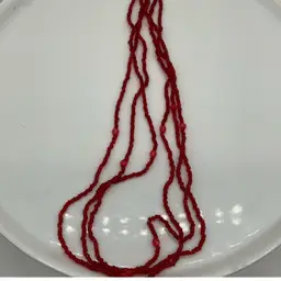 Triple Strand Beaded Necklace