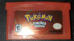 Pokemon FireRed GBA Video Game Cartridge Nintendo Game Boy Advance