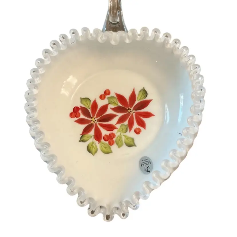 Fenton Silver crest Candy Dish