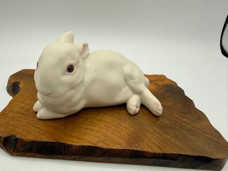 Cybis “Jellybean" Porcelain Bunny Figurine, Late 20th C.