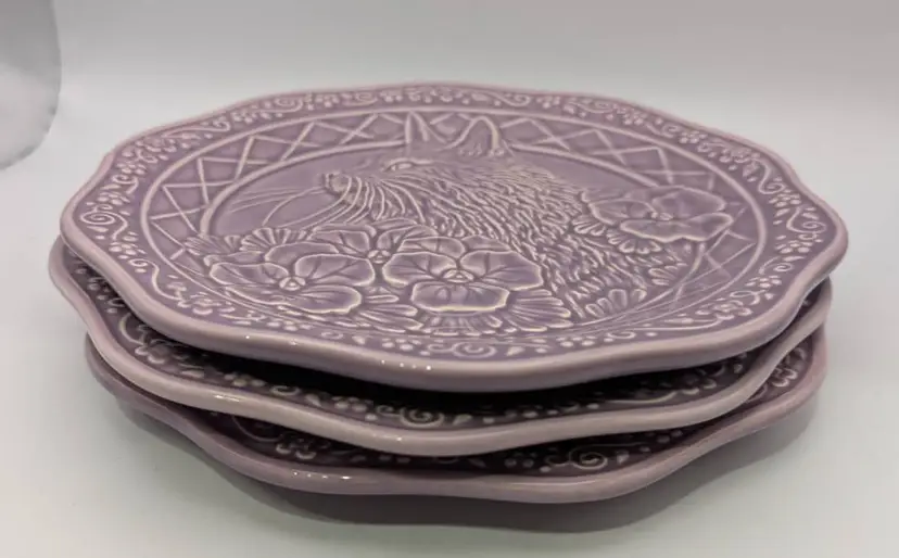 The Meow Collection by Patricia B.A. Shea- 3 Plates with CATS!