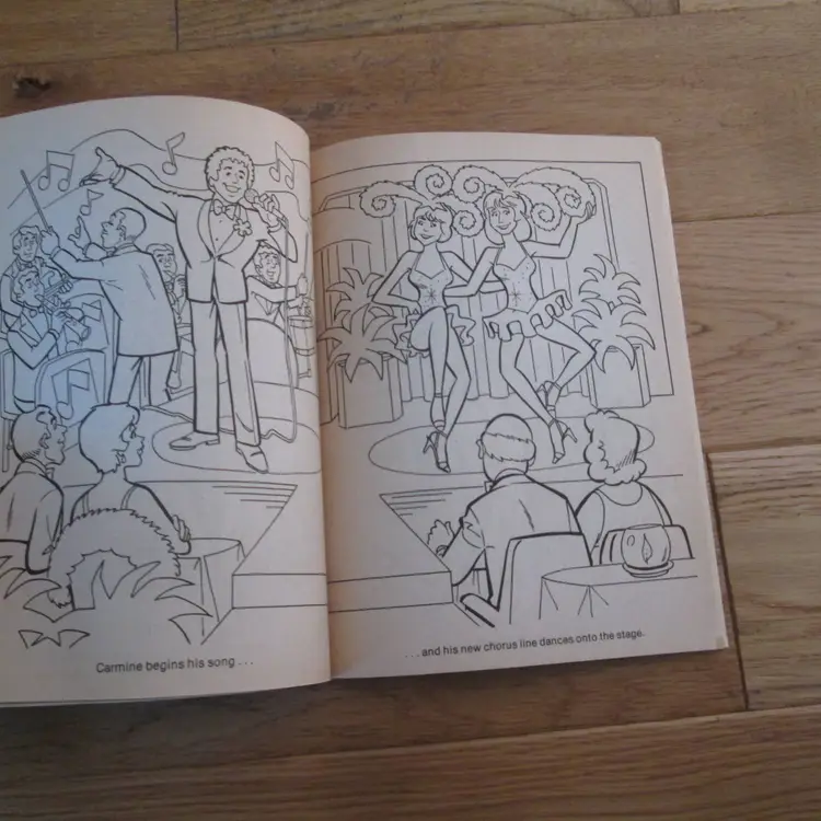 1983 Laverne & Shirley Coloring & Activity Book - hard to find