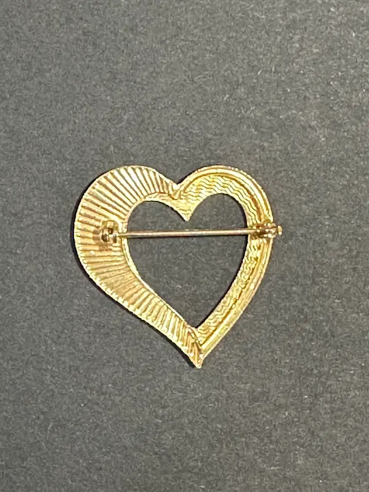 Heart Shaped Brooch
