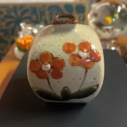 Japan Flowered Bud Vase
