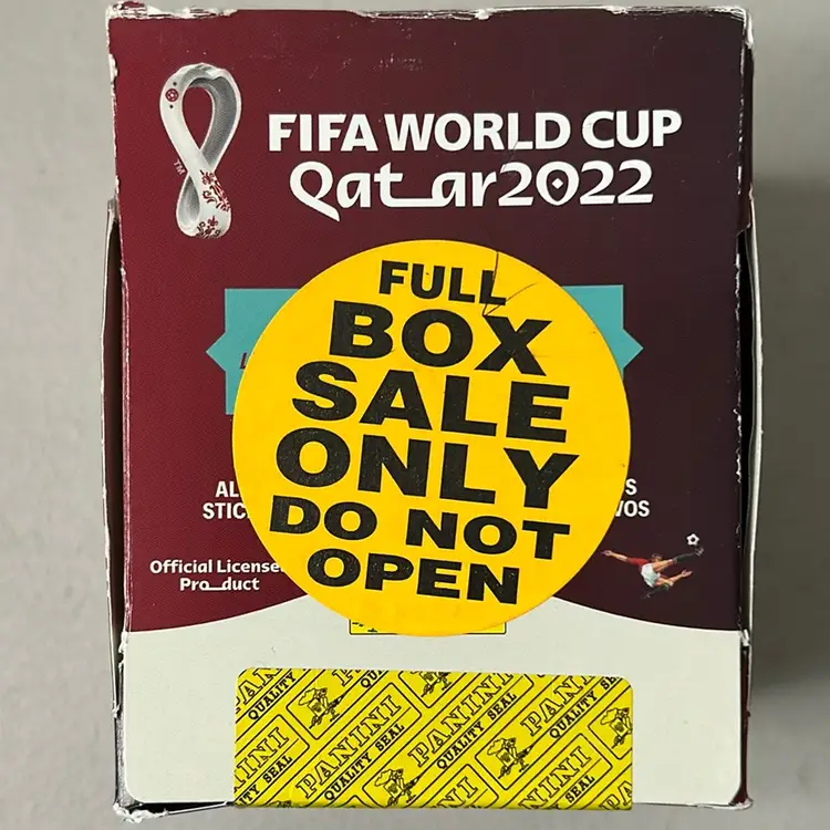 BREAK for Panini FIFA World Cup QATAR 2022 Sticker Card Box #1 - SEALED