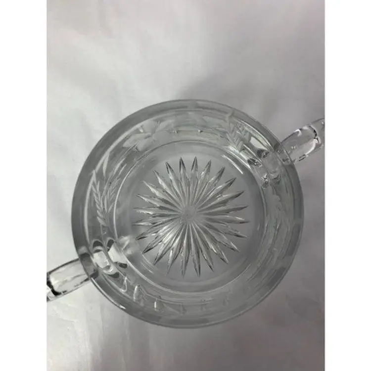 Vintage 40s HEISEY Etched Open Sugar Dish Bowl