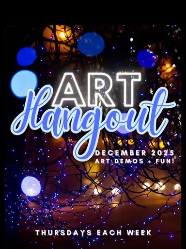 Art Hangout with Fabric and Treasures 