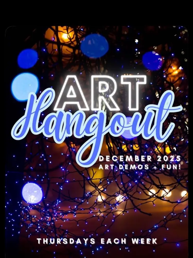 Art Hangout with Fabric and Treasures 