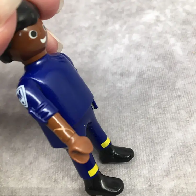 6 Playmobil Fireman, Emergency Worker & Policeman Figures-Read Description