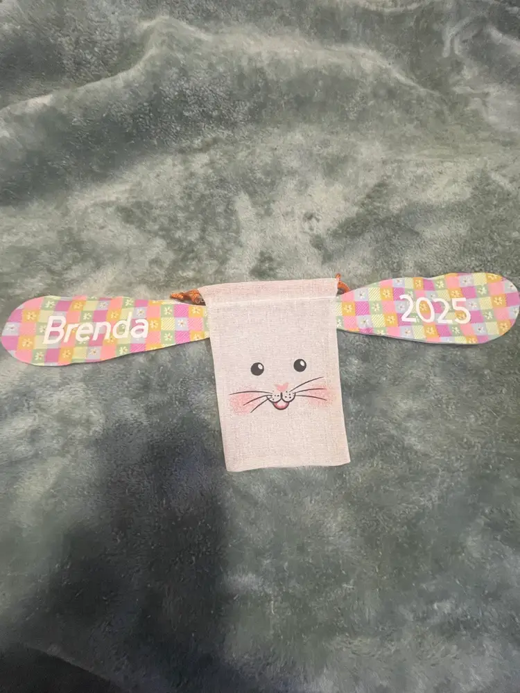 Personalized Bunny Gift Bag, Bunny Bag, Easter Bag, Party Favor