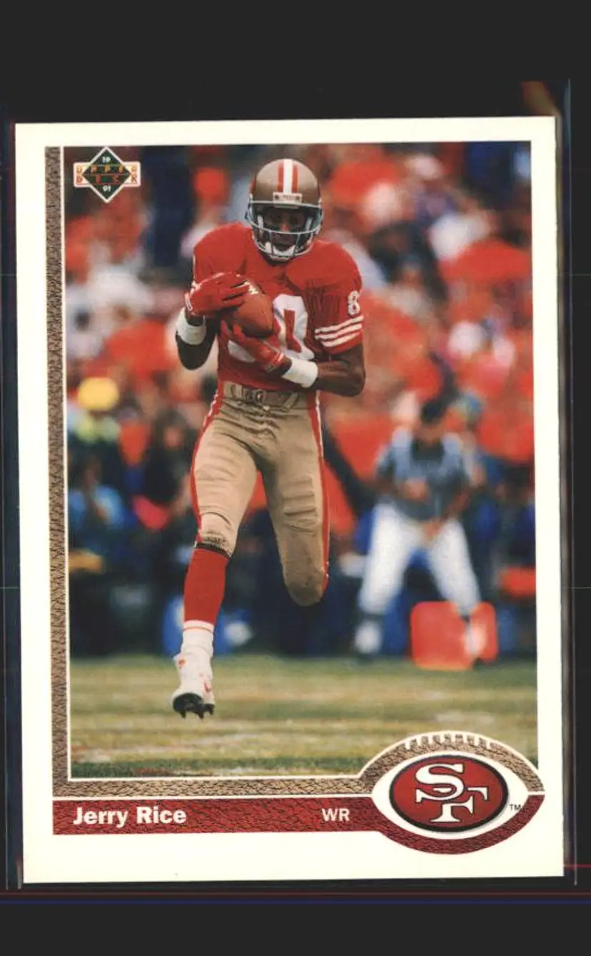 1991 Upper Deck #57c Jerry Rice - (137) - San Francisco 49ers