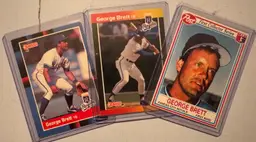 George Brett 3 Card Lot