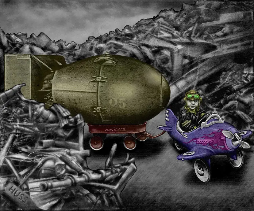 "Little Boy and Fat Man Color 2"