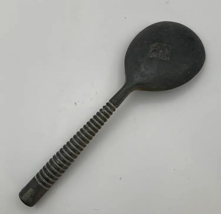 VTG cast aluminum ice cream scoop paddle spade ribbed handle
