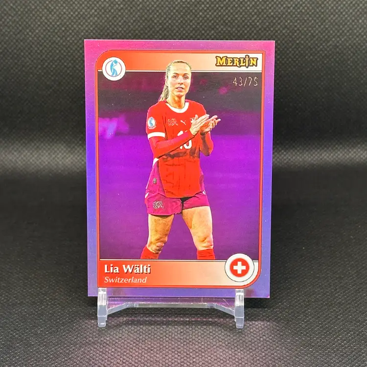 Lia Walti Eurostars /75 2025 Topps Merlin Euros - Switzerland