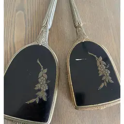Vintage Mirror and Brush Set