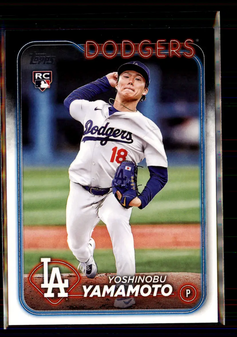 Yoshinobu Yamamoto 2024 Topps Series 2 #553 - (135) - Los Angeles Dodgers