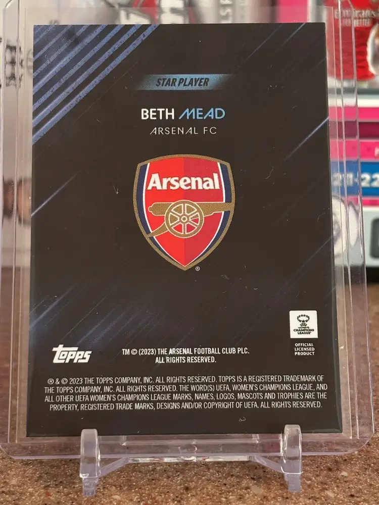 Beth Mead 2023 Topps On Demand Knockout Blue /49