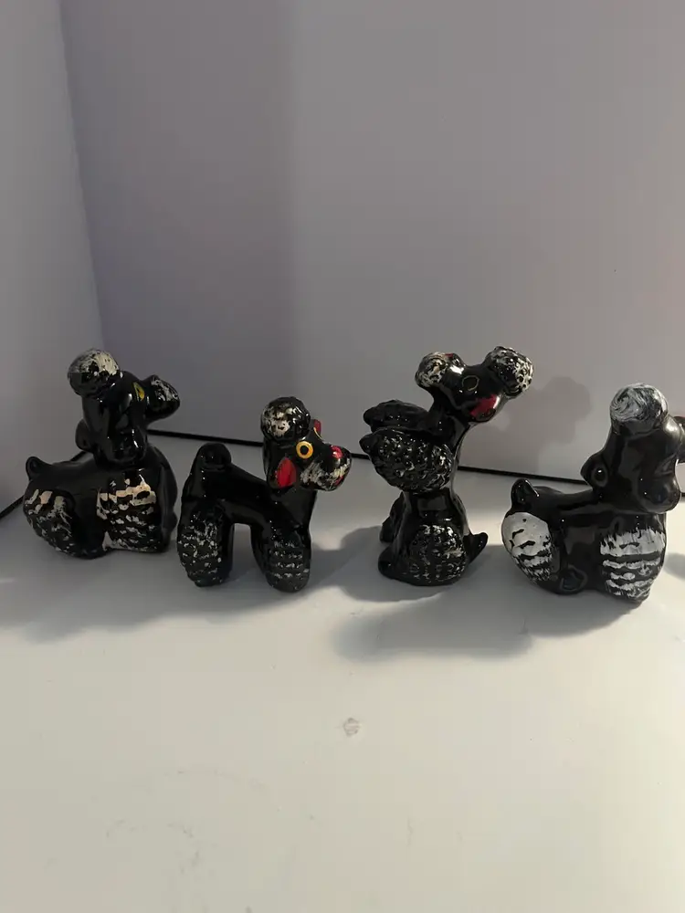 Vintage French Poodle Figurines