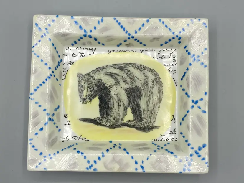 John Derian Bear Trinket Dish