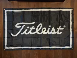 Black Titleist Banner