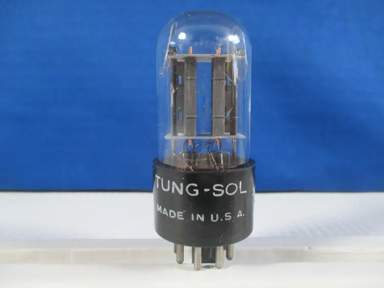 Tung Sol 6SN7GT Vacuum Tube Mouse Ears Copper Rods TV-7 Tested