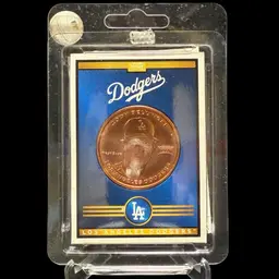 CODY BELLINGER 2019 Baseball Treasure Coin Card Los Angeles Dodgers