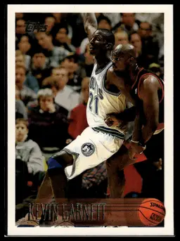 1996-97 Topps #45 Kevin Garnett Minnesota Timberwolves -2